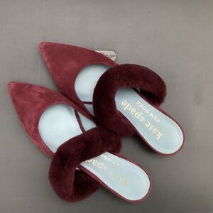 Kate Spade Burgundy Flats